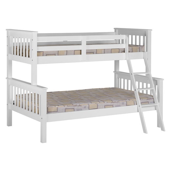 Neptune White Triple Sleeper Bunk Bed