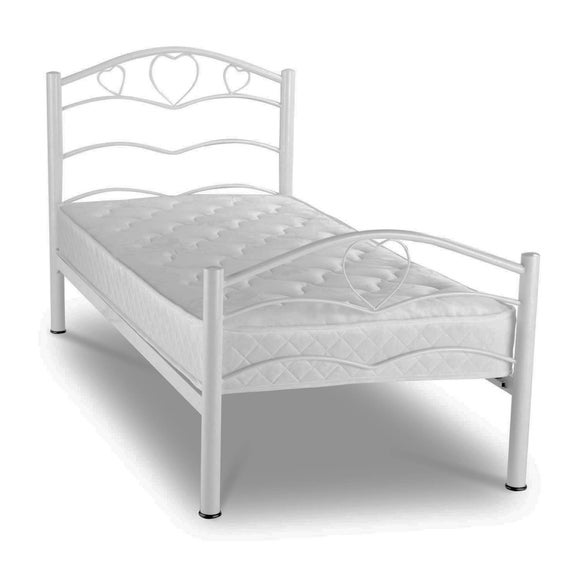 Yasmin Glossy White Bedstead