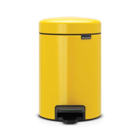 Brabantia NewIcon 3 Litre Yellow Pedal Bin