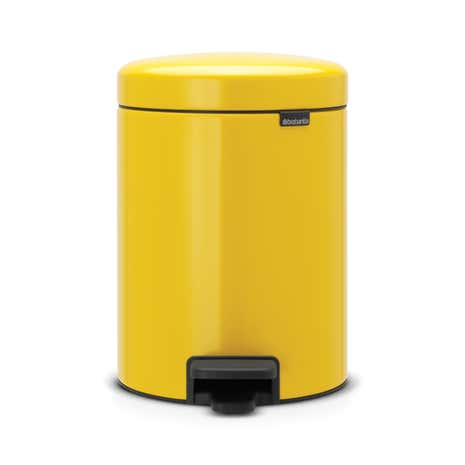 Brabantia NewIcon 5 Litre Yellow Pedal Bin