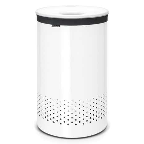 Brabantia 60 Litre White Laundry Bin
