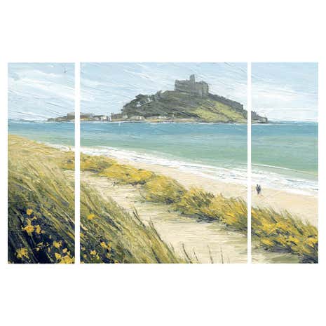 Caroline Atkinson Pilgrimage Beach Canvas