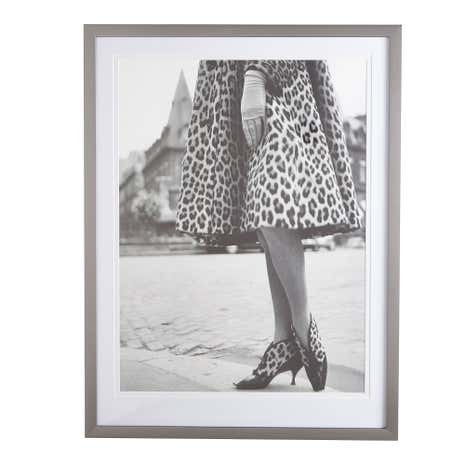5A Fifth Avenue Dior Leopard Framed Print