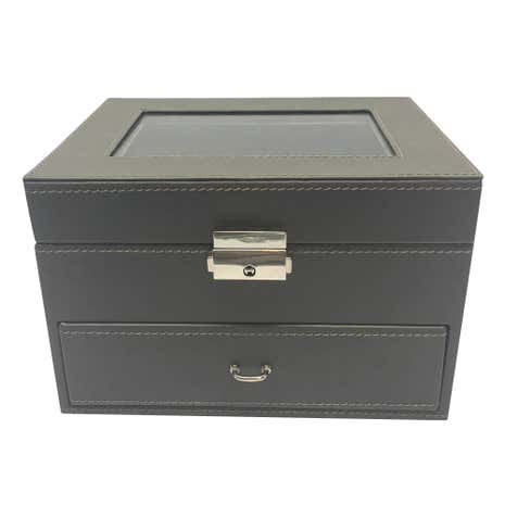 5A Fifth Avenue Grey Large Jewellery Box