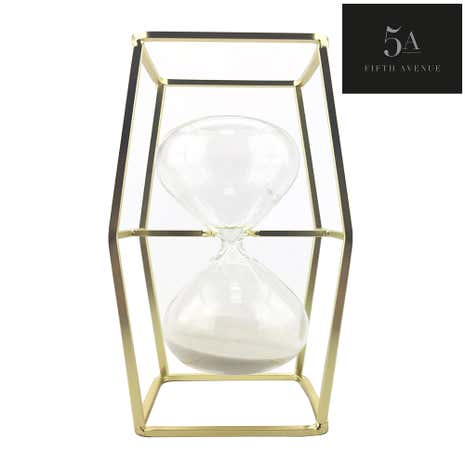 5A Fifth Avenue Gold Hourglass in Stand