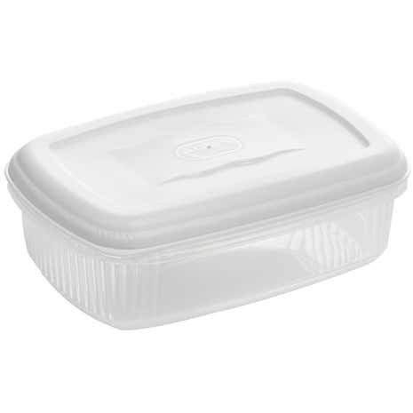 Essentials 1.2 Litre White Rectangle Container