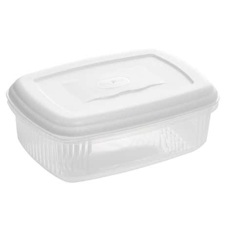 Essentials 2 Litre White Rectangle Container