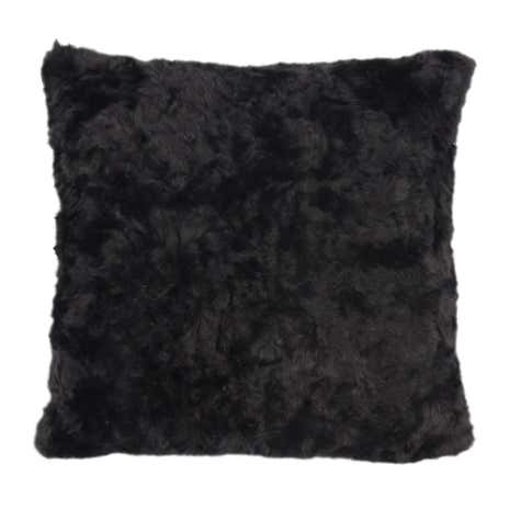 5A Fifth Avenue Emerson Black Faux Fur Cushion