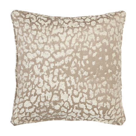 5A Fifth Avenue Gold Leopard Chenille Jacquard Cushion