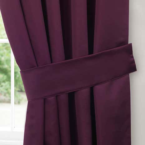 5A Fifth Avenue Venice Plum Tiebacks