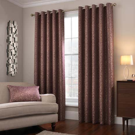 5A Fifth Avenue Madison Plum Eyelet Curtains