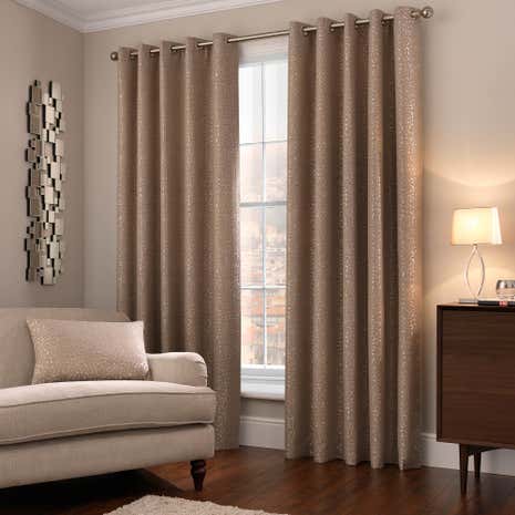 5A Fifth Avenue Madison Champagne Eyelet Curtains