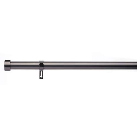 Trinity Fixed Gunmetal Eyelet Curtain Pole Dia. 29mm