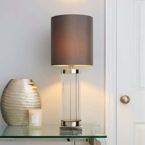 5A Fifth Avenue Clara Grey Table Lamp