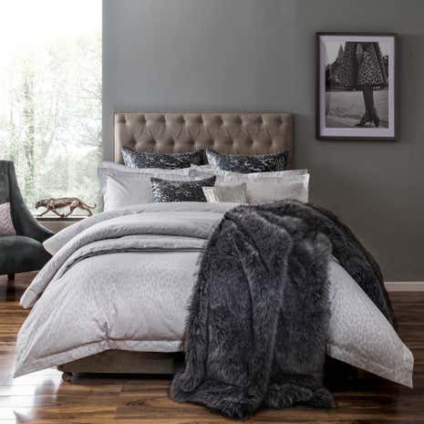 5A Fifth Avenue Broadway Grey Jacquard Bedspread