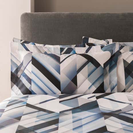 5A Fifth Avenue Brooklyn Blue Oxford Pillowcase Pair