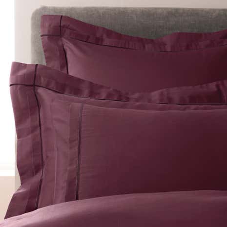 5A Fifth Avenue Portland Plum Oxford Pillowcase Pair