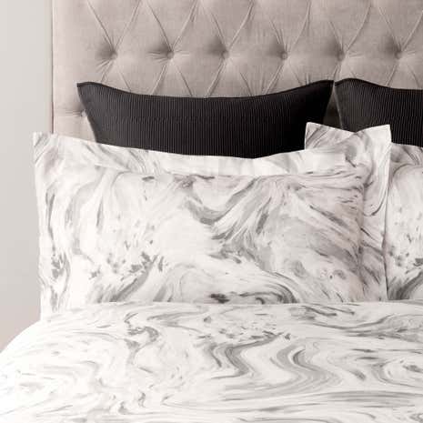 5A Fifth Avenue Prescott Grey Oxford Pillowcase Pair