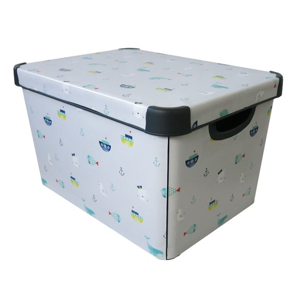 dunelm wooden toy box
