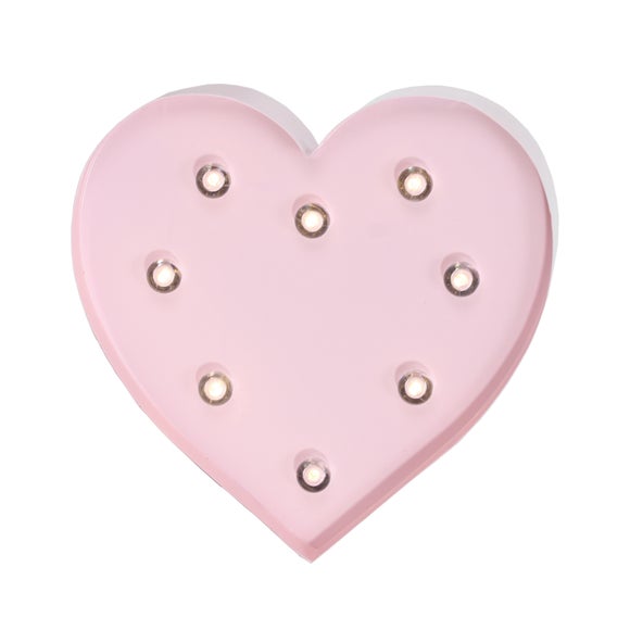 Heart Shaped Pink Light