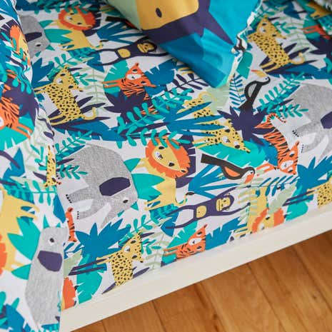Jungle Friends Fitted Sheet