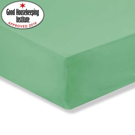 Kids Non Iron Green Fitted Sheet