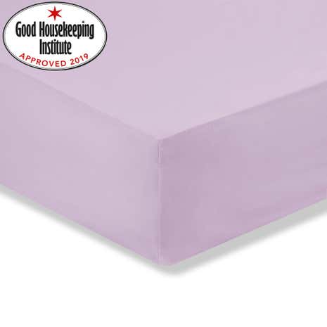 Kids Non Iron Lilac Fitted Sheet