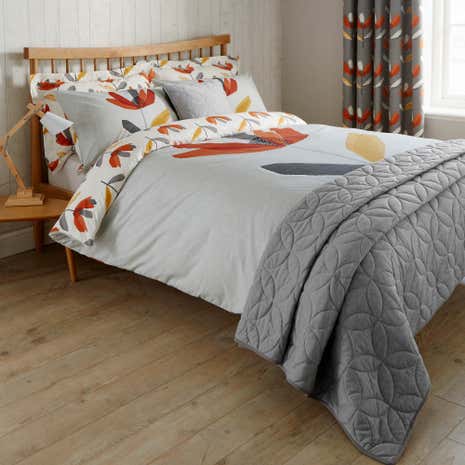Elements Blomma Reversible Duvet Cover and Pillowcase Set