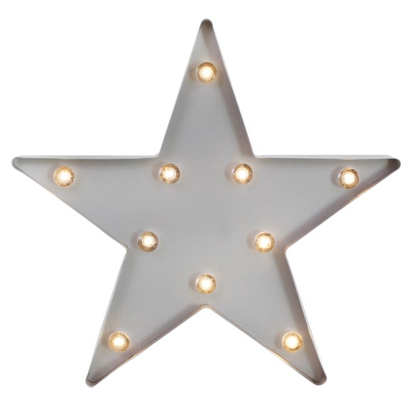 Star Shaped Grey Light
