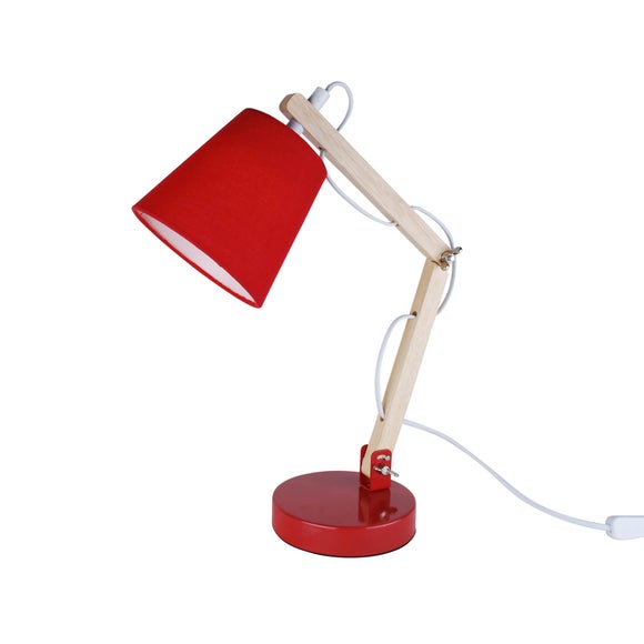 Red Task Lamp