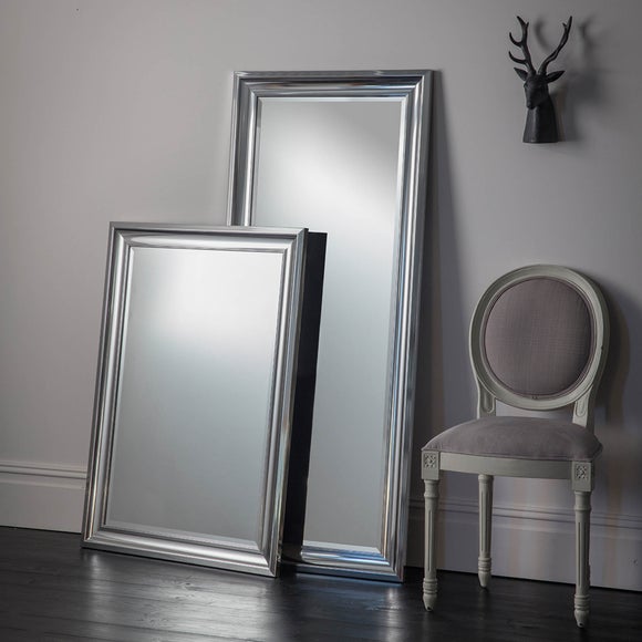 Bowen Chrome 107x76cm Wall Mirror