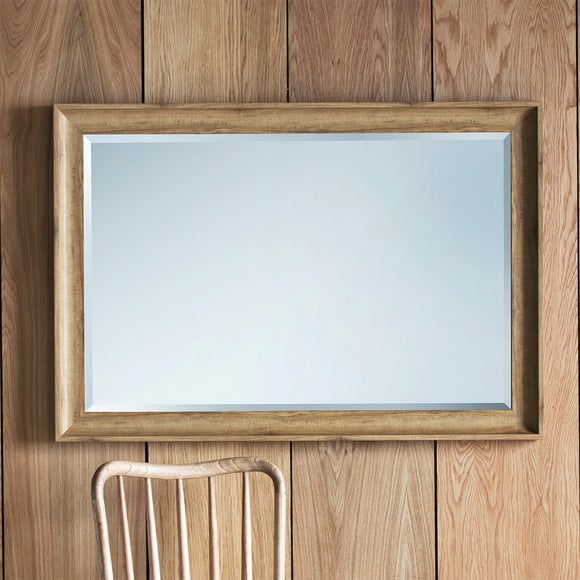 Fraser Oak 74x104cm Wall Mirror
