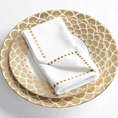 5A Fifth Avenue 4 Pack of White Napkins