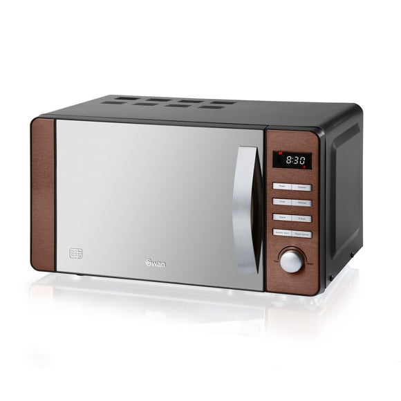 Swan 800W 20L Copper Digital Microwave