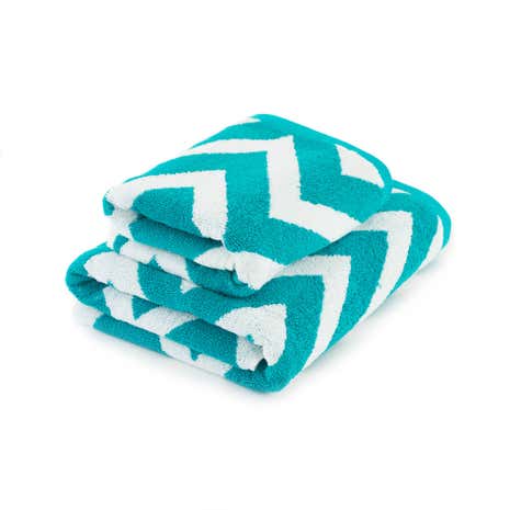 Chevron Teal Towel