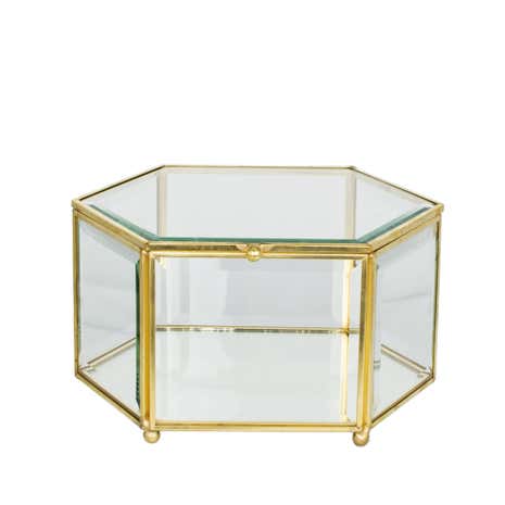 Colonial Glass Trinket Pot