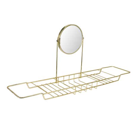 Colonial Gold Wire Bath Rack