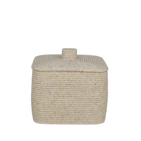 Natural Ridged Resin Pot