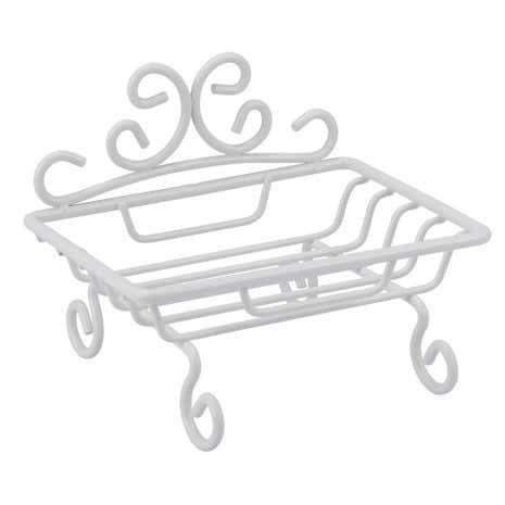 Maison White Wire Soap Dish