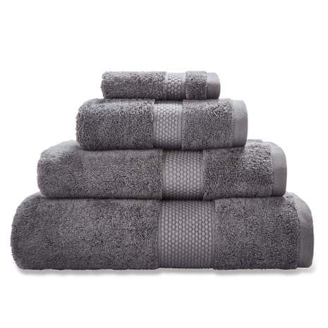 Dorma Graphite Silk Towel