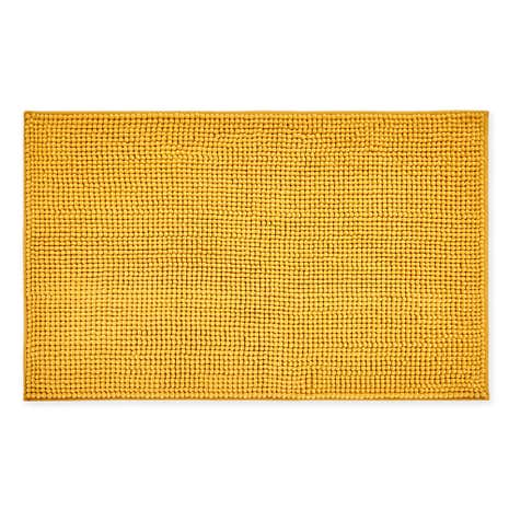 Elements Mini Bobble Yellow Ochre Bath Mat