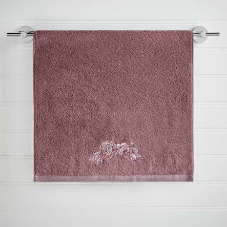 Laura Mauve Hand Towel