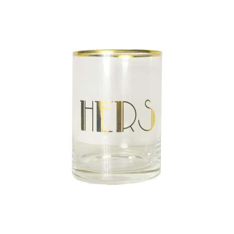 Gold HERS Toothbrush Holder