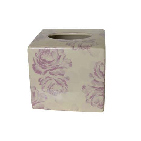 Laura Floral Tissue Box