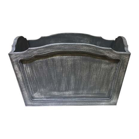 Distressed Grey Wooden Storage Box