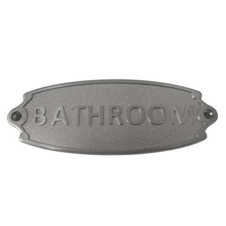 Bathroom Door Plaque