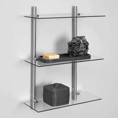 Manhattan 3 Tier Glass Shelf