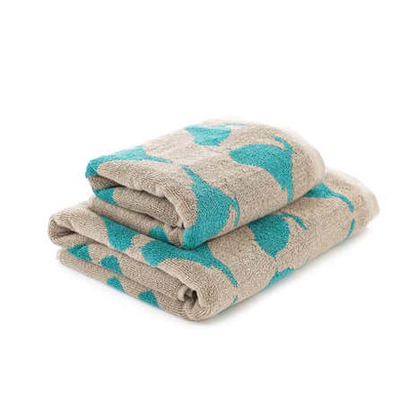 Kingfisher Blue Birds Towel