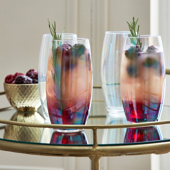 Pack of 4 Lustre Hiball Glasses