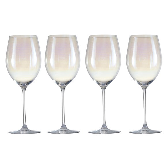 Pack of 4 Lustre Wine Glasses